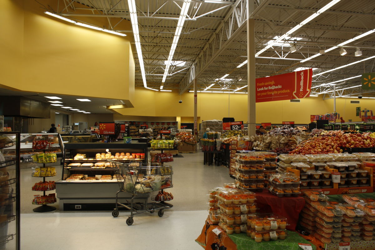 newly painted grocery store
